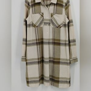 Plaid Shirt dress size small Old Navy